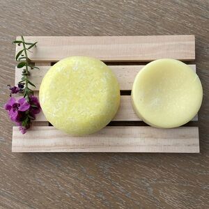Lemon Shampoo bar & Conditioner bar bundle/ Mountain Mom Soap Co